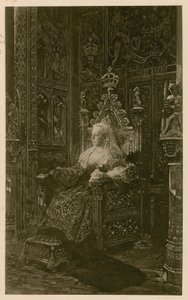 Retrato de la Reina Victoria de Benjamin  Constant