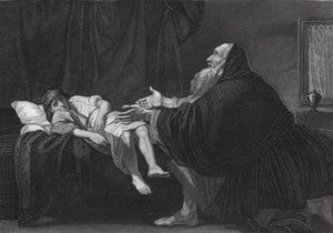 Elías resucita al hijo de la viuda de Benjamin (after) West
