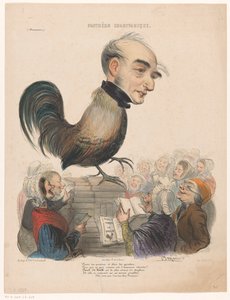 Caricatura de Paul de Kock
Caricaturas de personajes famosos de Le Charivari (título de la serie)
Panthéon Charivarique (título de la serie en el objeto) de Benjamin