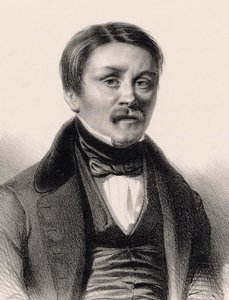 Retrato del organista y compositor Hippolyte Monpou 1804-1841, 1840 de Benjamin