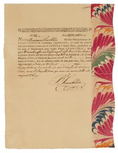 Carta de Benjamin Franklin de Benjamin Franklin