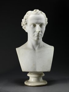 Busto retrato del hermano del artista, el escultor John Gibson (1790-1866) 1837-38 de Benjamin Gibson