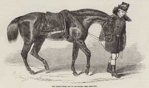 El caballo del duque, guiado por su mozo de cuadra de Benjamin Herring