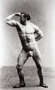 Culturista alemán Eugen Sandow
