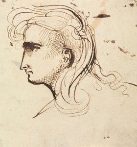 Estudio de la cabeza de Benjamin Robert Haydon