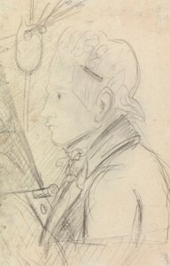 Portraid Estudio de un joven de Benjamin Robert Haydon