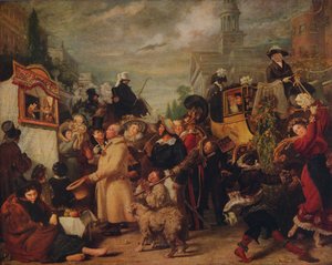 Punch o Día de Mayo, 1829, c1915 de Benjamin Robert Haydon