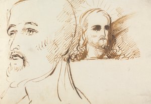 Estudios del Rostro de Jesús de Benjamin Robert Haydon
