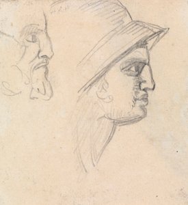 Estudio de cabezas masculinas de Benjamin Robert Haydon