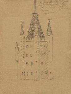 Estudio de un castillo de Benjamin Robert Haydon