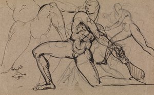 Estudio de un desnudo masculino de Benjamin Robert Haydon