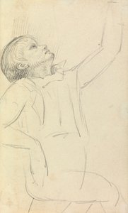 Estudio de un hombre sentado de Benjamin Robert Haydon