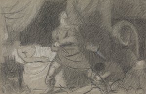 El asesinato de Duncan - Macbeth con las dagas