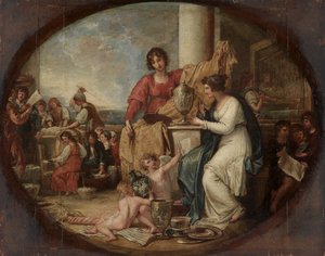 Un esbozo de Benjamin West