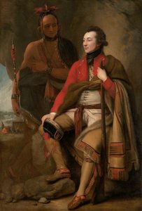 Coronel Guy Johnson y Karonghyontye (Capitán David Hill)
