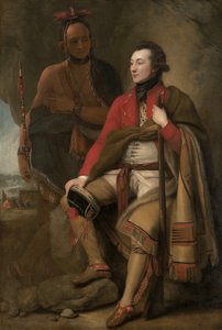 Coronel Guy Johnson y Karonghyontye (Capitán David Hill)