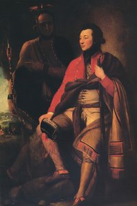 Coronel Guy Johnson y Karonghyontye Capitán David Hill, 1776