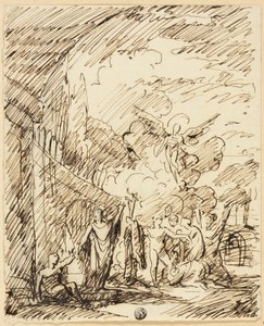 Figuras en el paisaje de Benjamin West