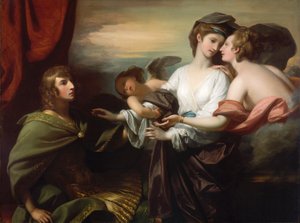 Helena llevada a París de Benjamin West