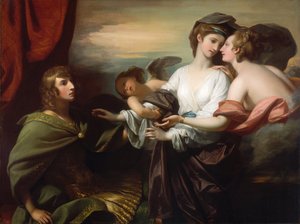 Helena llevada a París, 1776 de Benjamin West