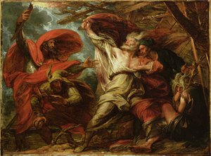 Rey Lear, c.1788 de Benjamin West