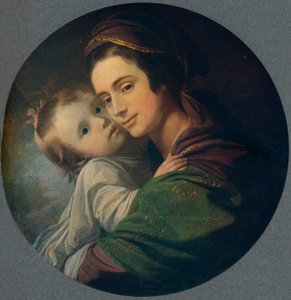 Sra. West y Niño de Benjamin West