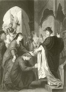 Sumisión del Príncipe Juan a Ricardo I de Benjamin West