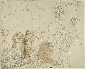 San Pablo sacudiéndose la víbora de Benjamin West