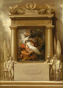 La apoteosis de Nelson, 1807 de Benjamin West