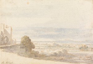 Windsor Great Park desde la terraza del castillo de Benjamin West
