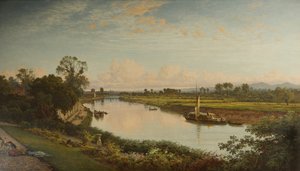 Corriente suave del Severn, 1886 de Benjamin Williams Leader