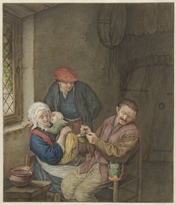 Familia campesina en el interior