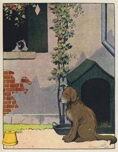 Dos perros de Benjamin Rabier