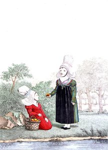 Niños del distrito de Rouen en Normandía, principios del siglo XIX