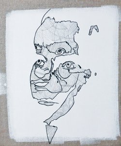 50 Grandes Escritores de la Historia : Federico García Lorca, 2015 (óleo y acrílico sobre lienzo)