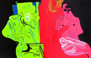 Fin de viaje, Palm Springs, 2003 (óleo sobre lienzo) de Benoit Erwann Boucherot