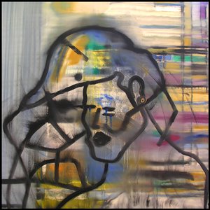 Surautoportrait 1, 2003 (óleo sobre lienzo)