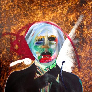 Surportrait : Andy Warhol  Sébastien, 2005 (óleo y hojas de oro sobre lienzo)