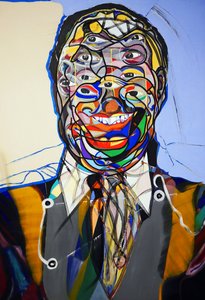 Retrato : James Baldwin 2, 2021 (óleo sobre lienzo) de Benoit Erwann Boucherot
