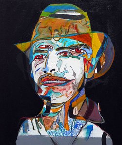 Surportrait : Marcos Alejandro Rosas Jassan, 2014 (óleo sobre lienzo)