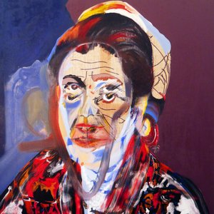 Surportrait : Simone Veil, 2020 (óleo sobre lienzo)