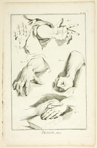 Diseño: Manos, de Encyclopédie