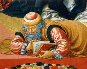 Filósofo árabe Averroes (detalle) de Benozzo di Lese di Sandro Gozzoli