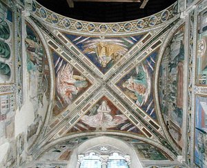 Episodios de la vida de San Agustín, del techo del coro, 1463-65 de Benozzo di Lese di Sandro Gozzoli