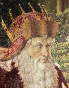Procesión de los Reyes Magos (detalle) de Benozzo di Lese di Sandro Gozzoli