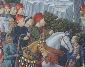 El viaje de los Reyes Magos de Benozzo di Lese di Sandro Gozzoli