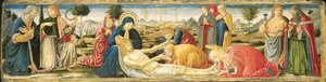 La lamentación sobre Cristo muerto de Benozzo di Lese di Sandro Gozzoli