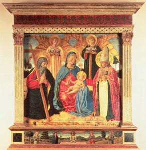 La Virgen y el Niño de Benozzo di Lese di Sandro Gozzoli