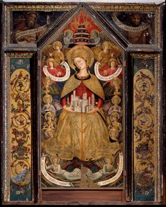 Virgen de los ángeles de Benozzo di Lese di Sandro Gozzoli