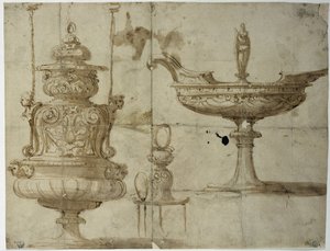 Estudio para platería de Benvenuto Cellini